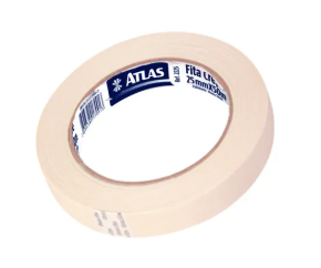 FITA CREPE BRANCA 18MM X 50M